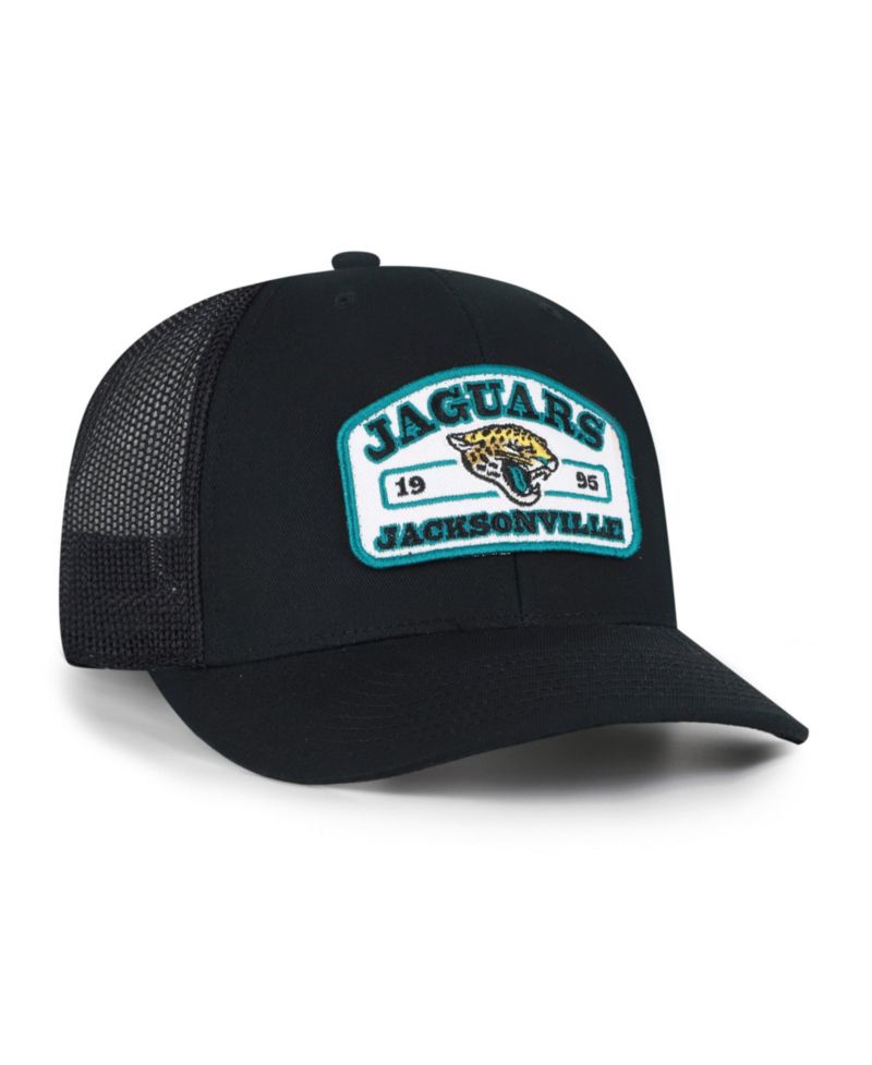 Men's Black Jacksonville Jaguars Roadway Adjustable Trucker Hat