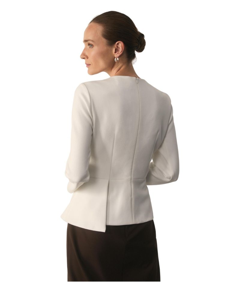 Women's Malone Long-Sleeve Peplum Blouse
