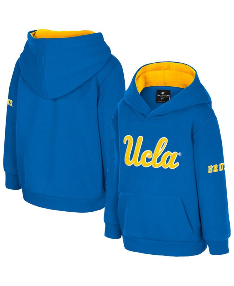 Toddler Blue UCLA Bruins Big Logo Volume Fleece Pullover Hoodie