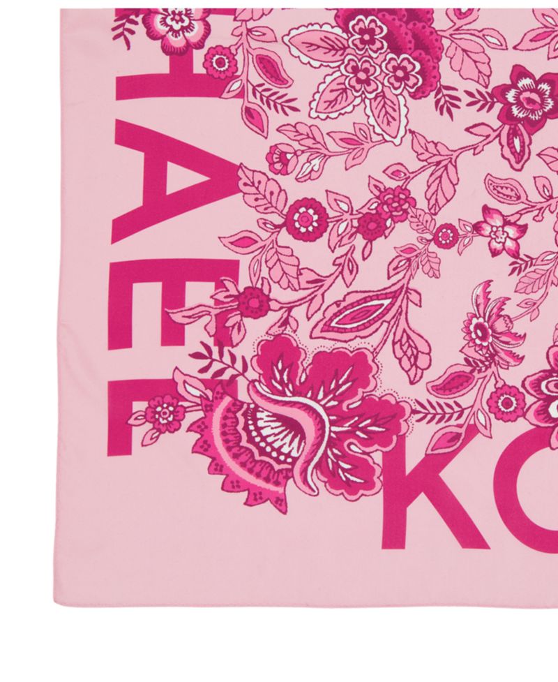 Michael Kors Medallion Fleur Silk Square Scarf