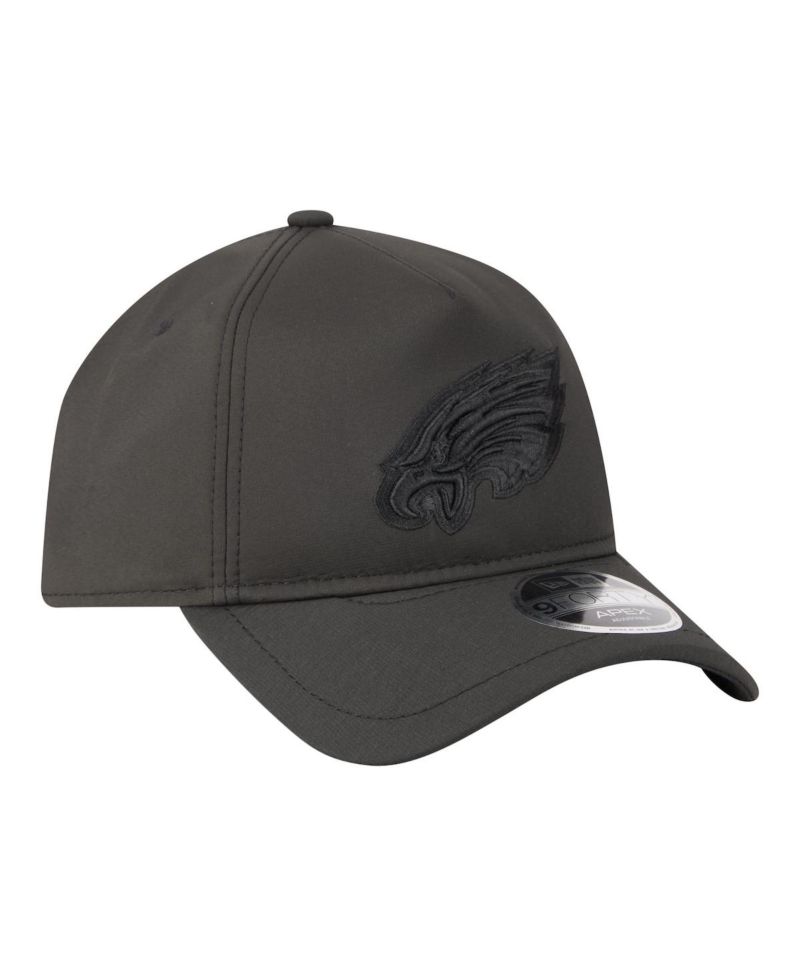 Men's Black Philadelphia Eagles Apex 9FORTY Adjustable Hat
