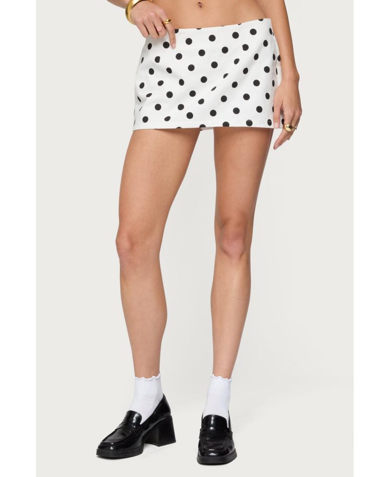 Women's Noreen Polka Dot Mini Skirt