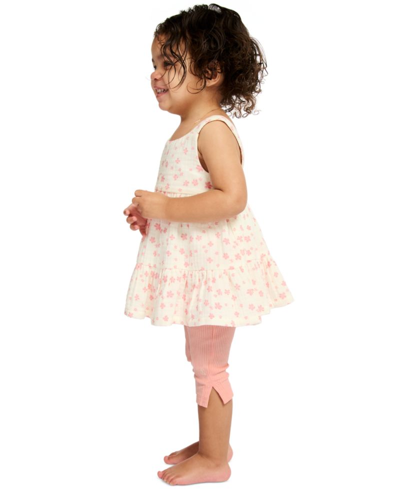 Baby Girls' Tunic Top and Capri Leggings, 2-Piece Set