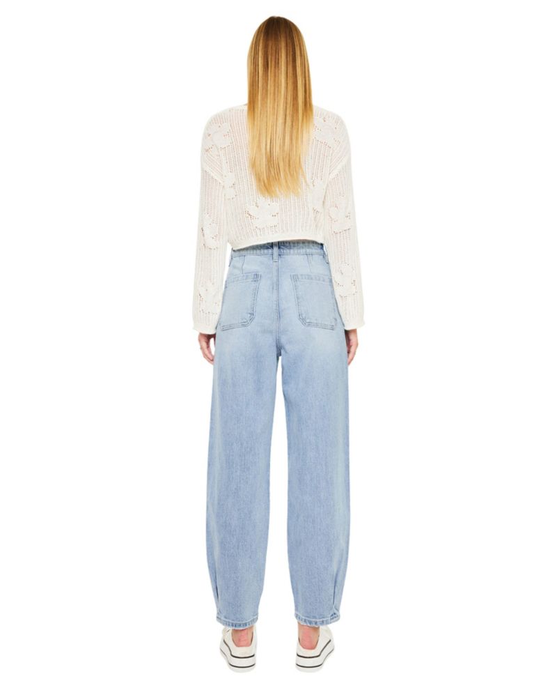 Women's Rea Ultra High Rise Tapered Wide-Leg Jeans