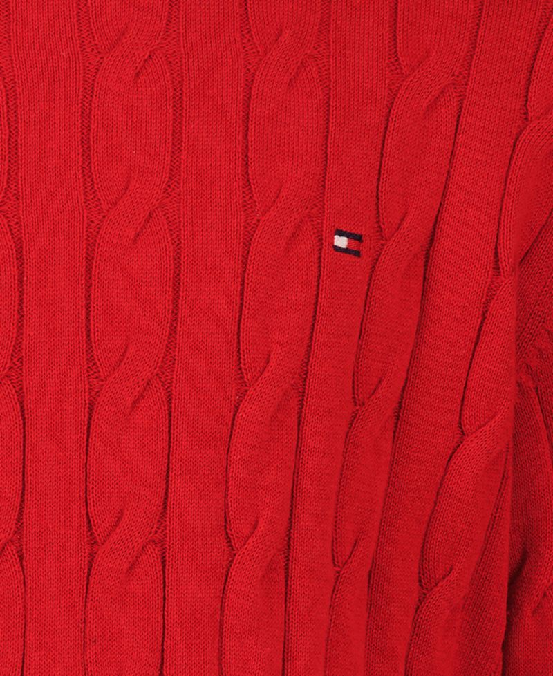 Men's Cable Knit Crewneck Sweater
