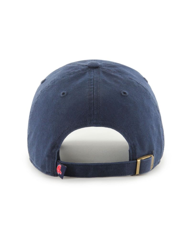 Men's Navy Boston Red Sox Primary Logo Clean Up Adjustable Hat