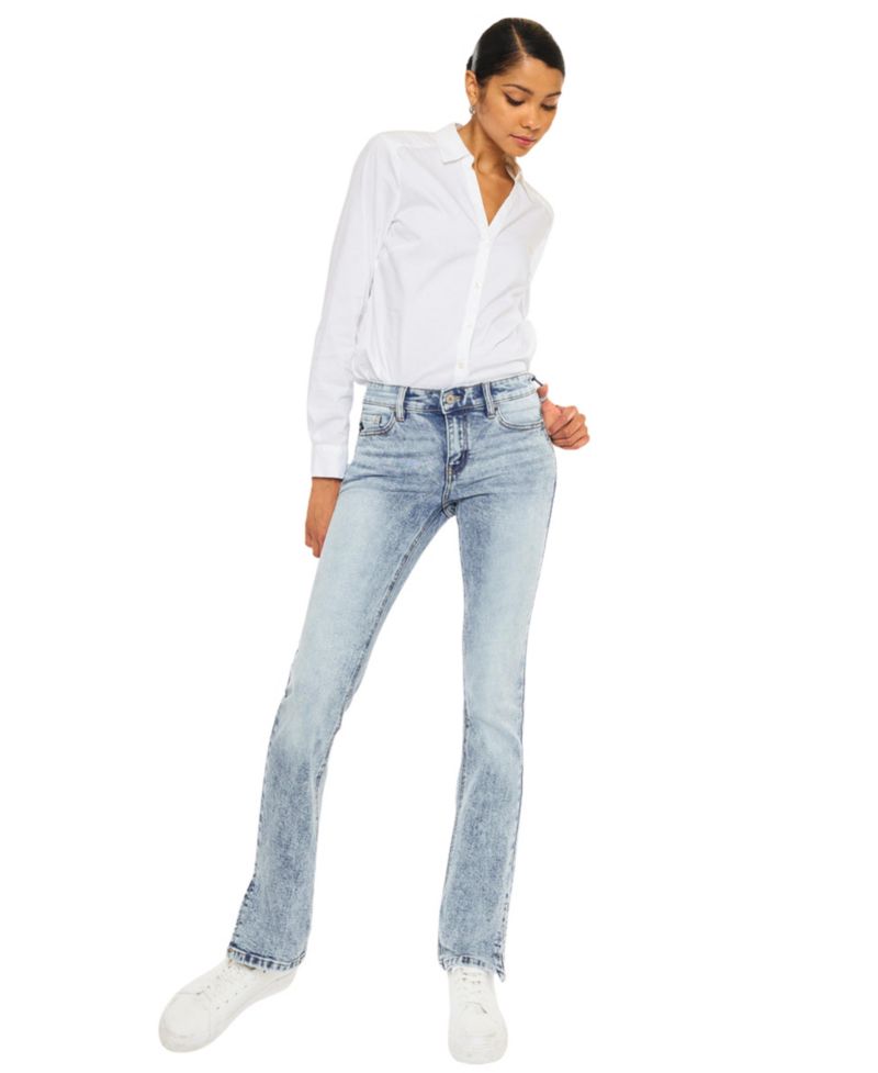 Women's Nadia Mid-Rise Y2K Bootcut Jeans