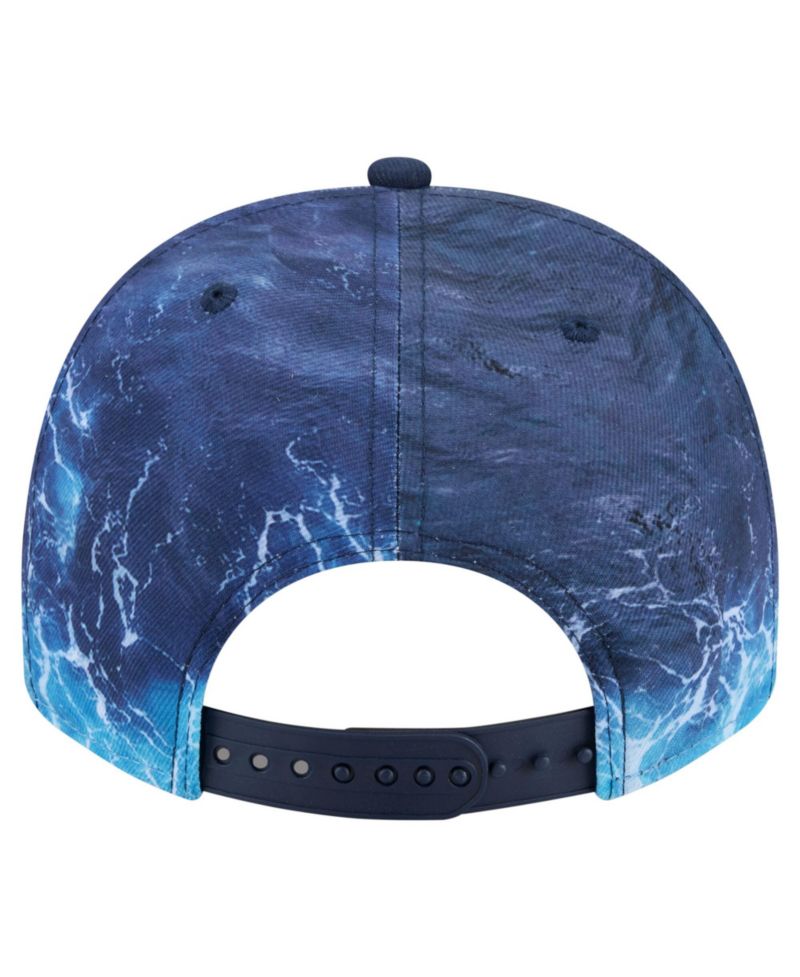Men's Light Blue Chicago Cubs Deep Water Pre-Curved 9FIFTY A-Frame Snapback Hat