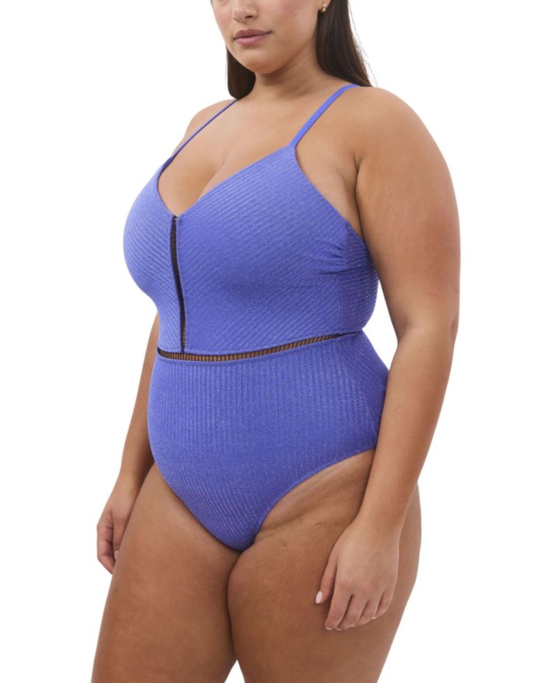 Women's Kim Rib Lurex Onepiece Swimsuit