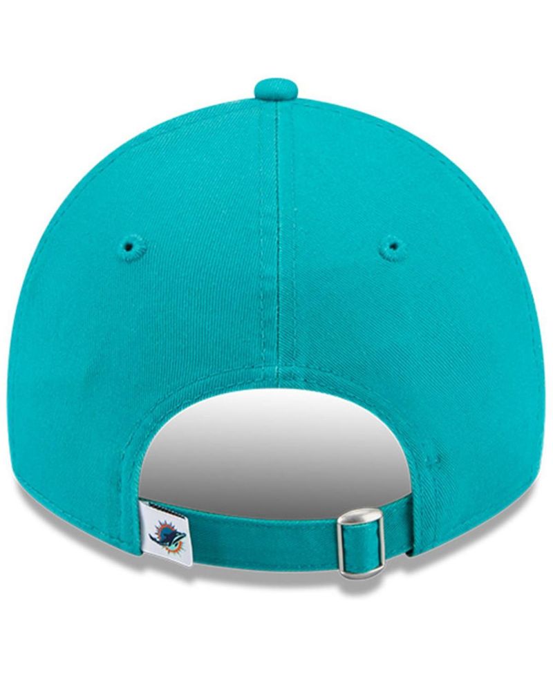 Men's Aqua Miami Dolphins 2025 Rivalries Collection Team 9TWENTY Adjustable Hat