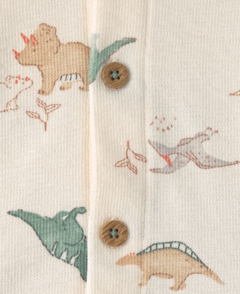 Baby Boys' Dinosaur Layering Bodysuit, Cardigan and Pants, 3-Piece Set