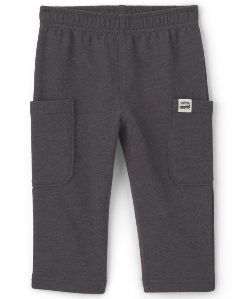 Baby Boys' Car French Terry Short-Sleeve T-Shirt and Pants, 2-Piece Set