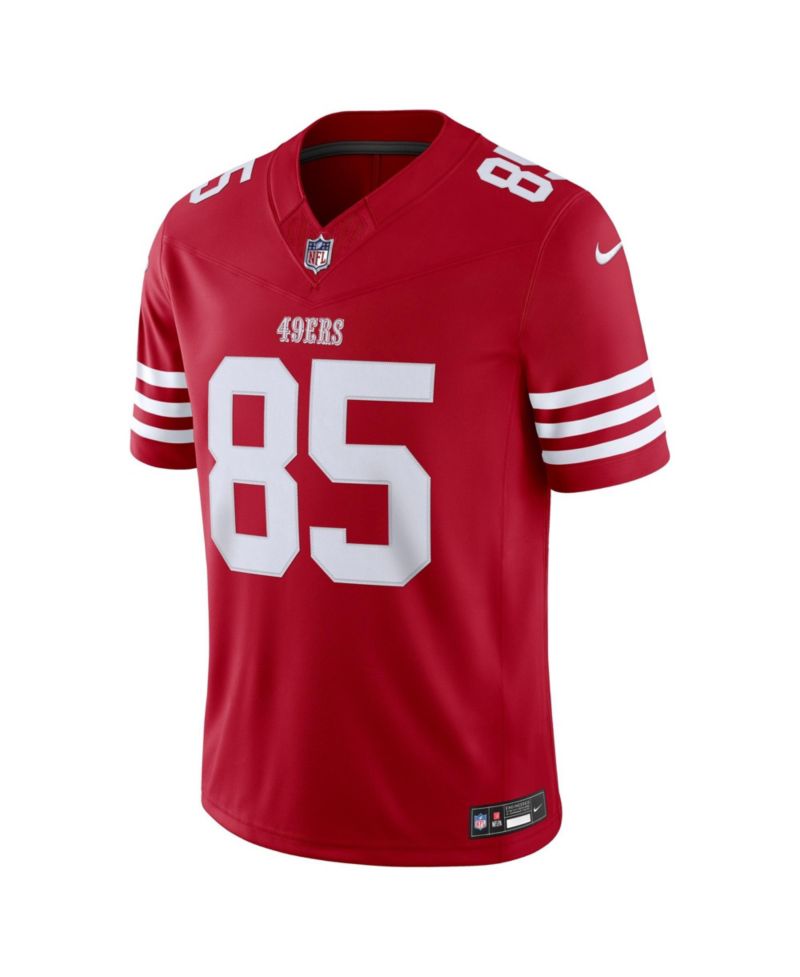 Men's George Kittle Scarlet San Francisco 49ers Vapor F.U.S.E. Stitched Limited Jersey