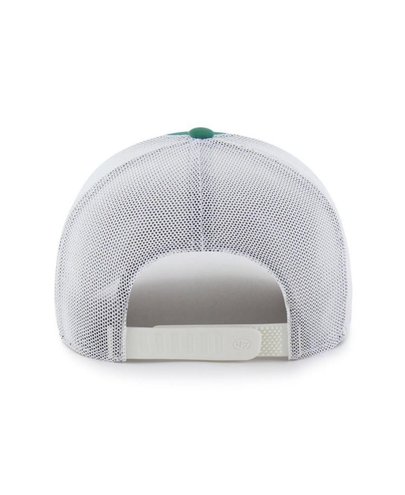 Men's Kelly Green/White New York Mets Elevated Greens Adjustable Trucker Hat