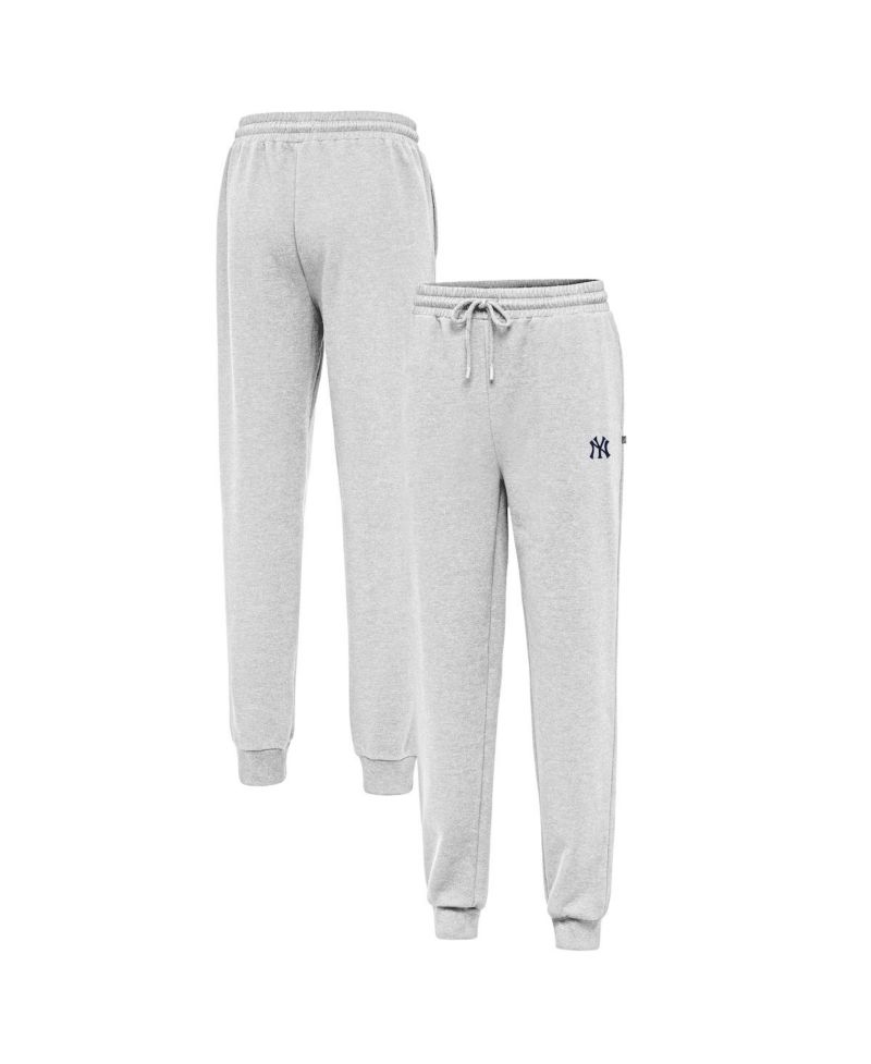 Men's Heather Gray New York Yankees Idol Jogger Pants