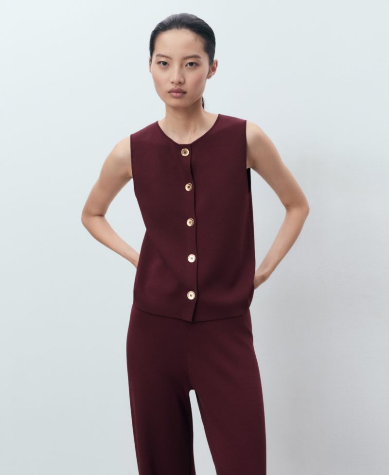 Women's Elastic Waistband Knitted Pants