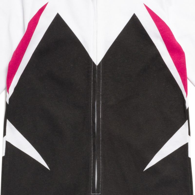 Toddler Girls Marvel Spider-Gwen Ghost Spider Zip Up Cosplay Coverall Newborn to