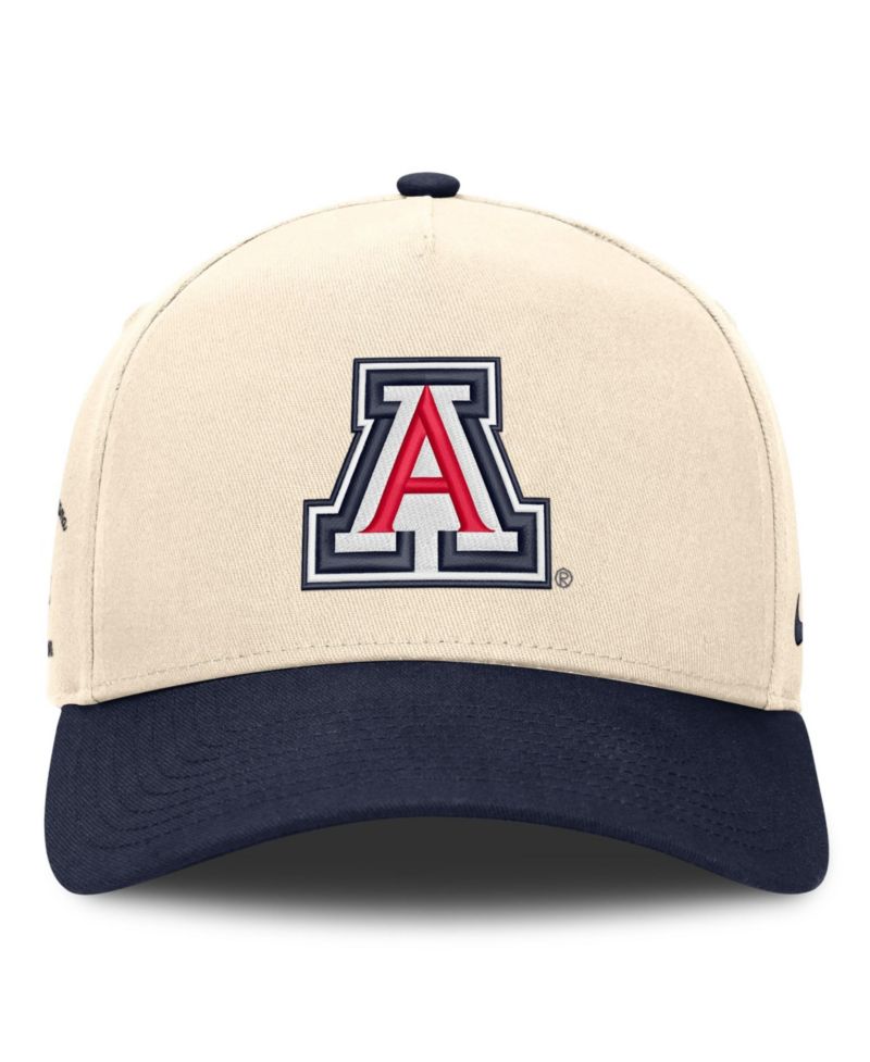 Men's and Women's Natural/Navy Arizona Wildcats Campus Prep Rise Adjustable Hat