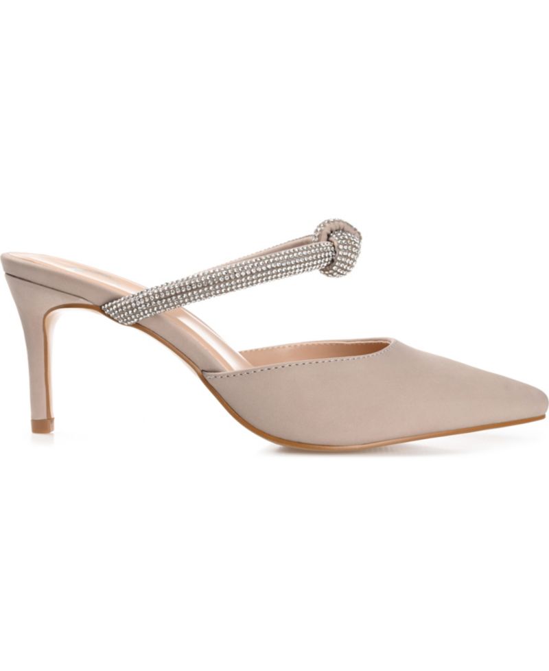 Women's Lunna Rhinestone Knot Slip-On Dress Pumps
