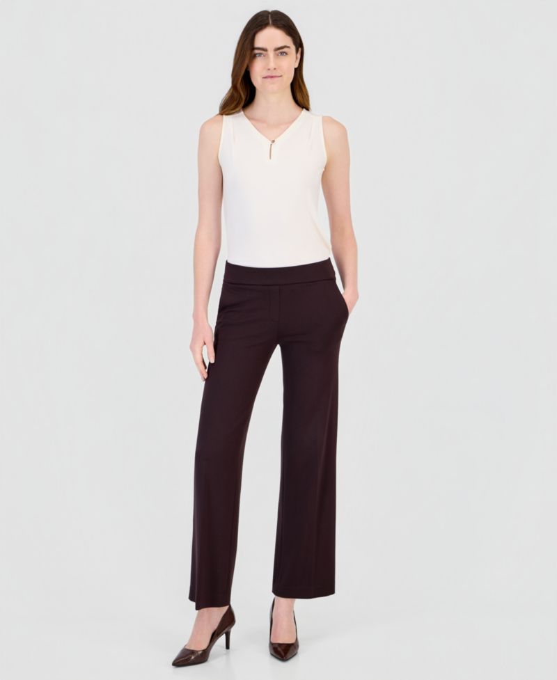 Women's Wide-Leg Pull-On Pants