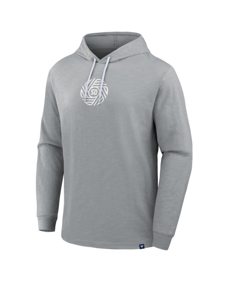 Men's Gray San Diego FC Unending Practice Transitional Slub Hoodie