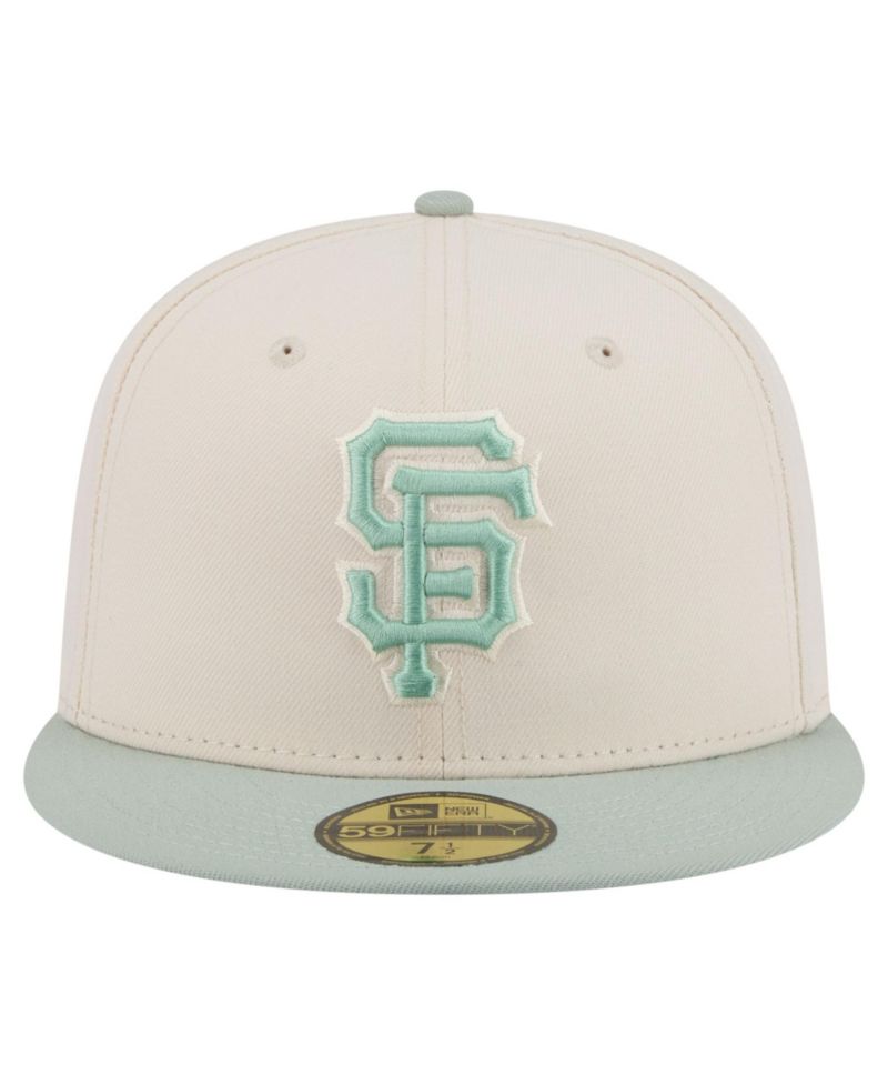 Men's Cream/Green San Francisco Giants Color Pack 59FIFTY Fitted Hat