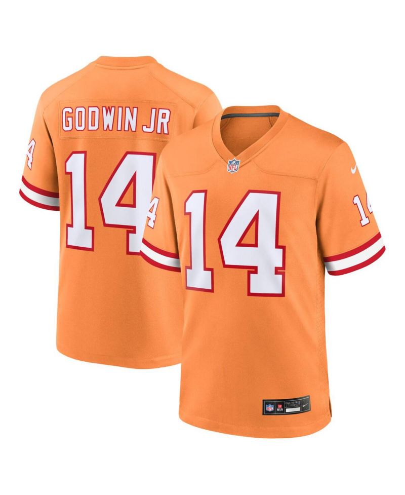 Men's Chris Godwin Jr. Orange Tampa Bay Buccaneers Game Player Jersey