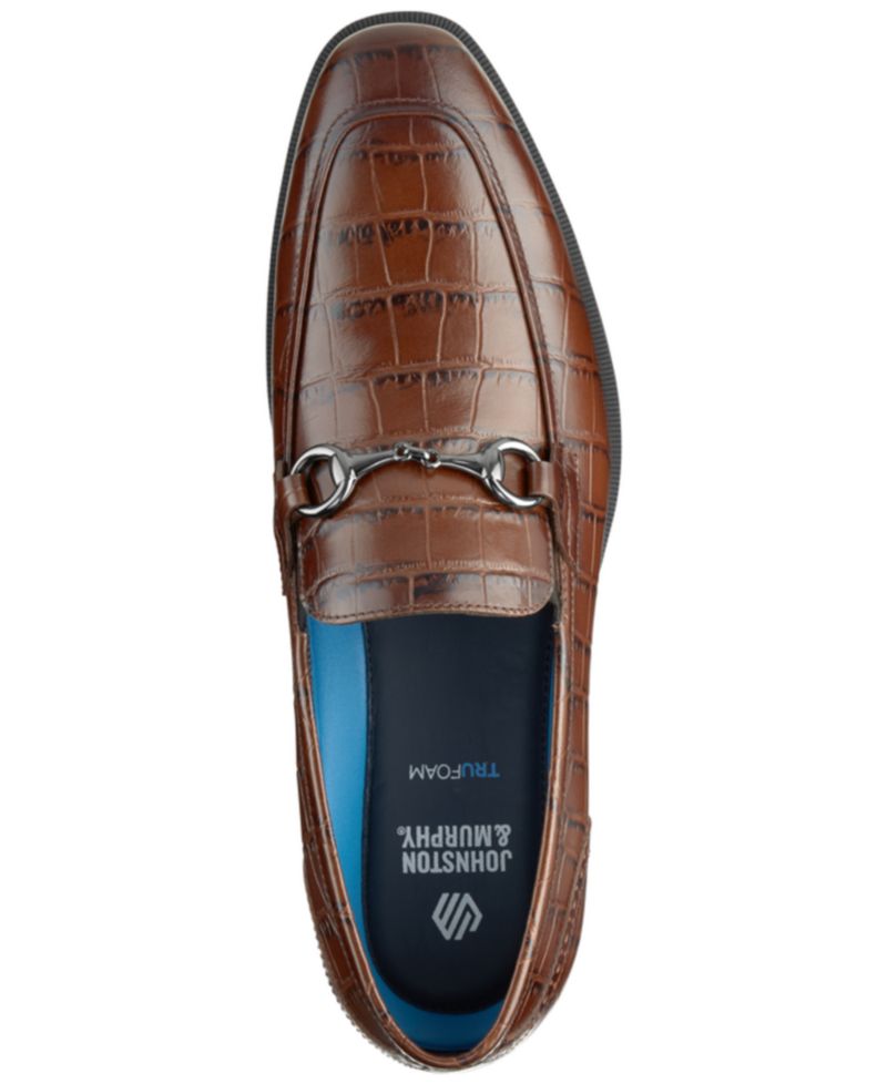 Men's Gibbons Bit Memory Foam Almond-Toe Loafers
