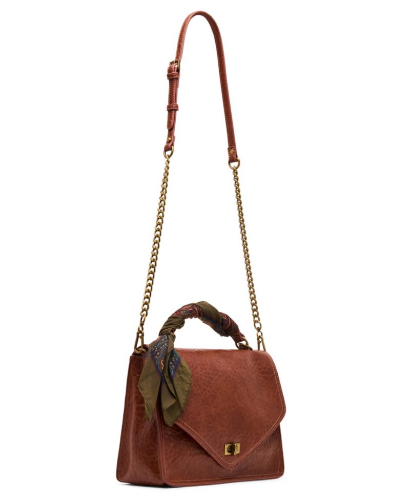 Theia Flap Small Satchel Handbag