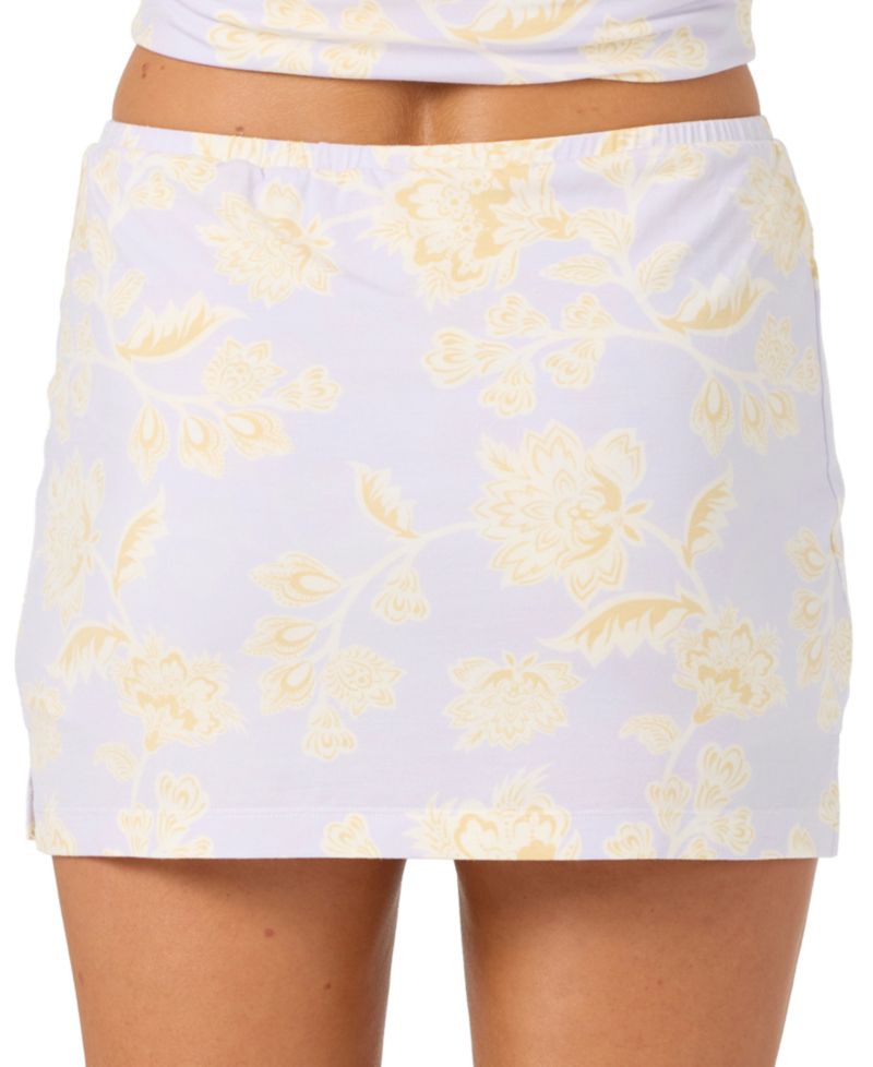 Women's Alyssa Pull-On Floral Micro-Mini Skort