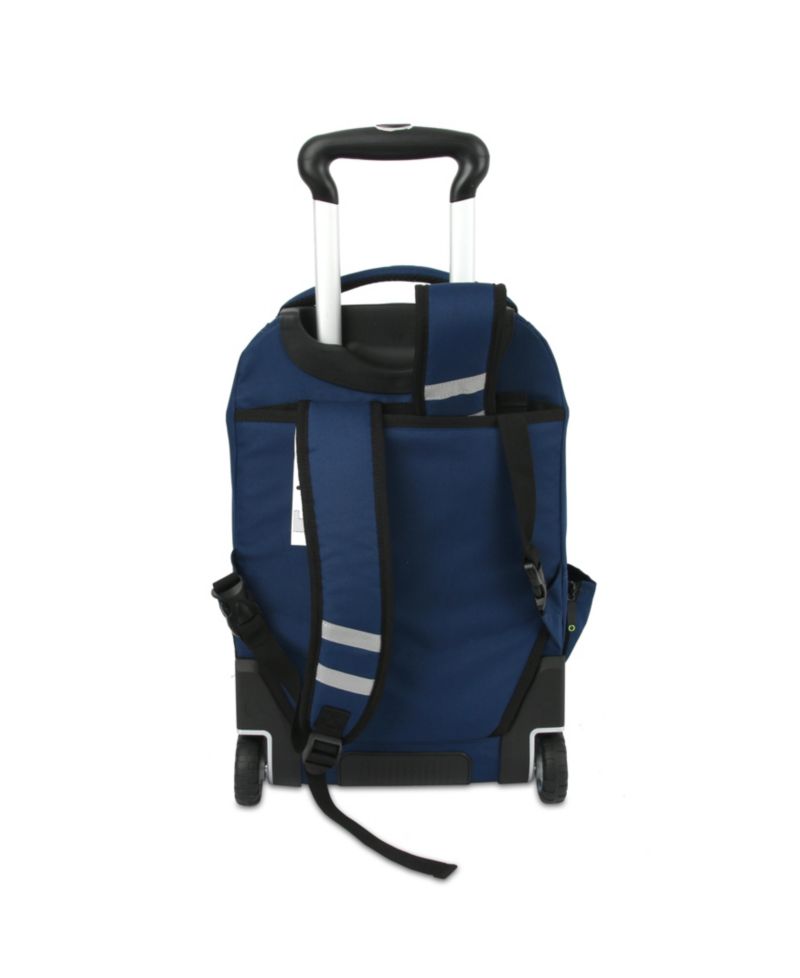Lash Wheeled Backpack with Interior Laptop Sleeve for Travel (19 inch)