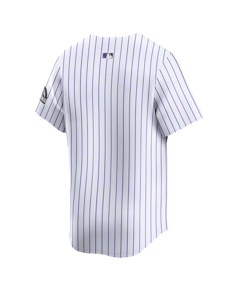 Men's White Colorado Rockies Home Limited Jersey