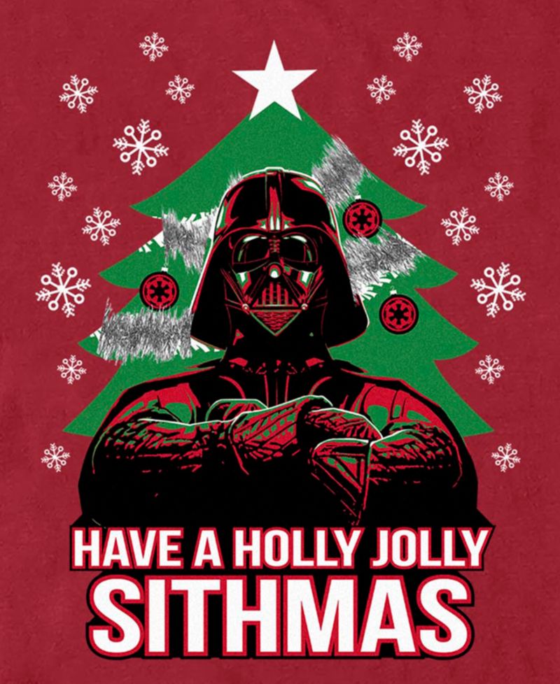 Men's Holly Jolly Sithmas Star Wars Graphic T-Shirt