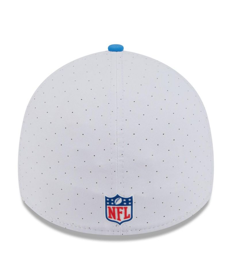 Men's White/Powder Blue Los Angeles Chargers 2025 NFL Training Camp 39THIRTY Flex Hat