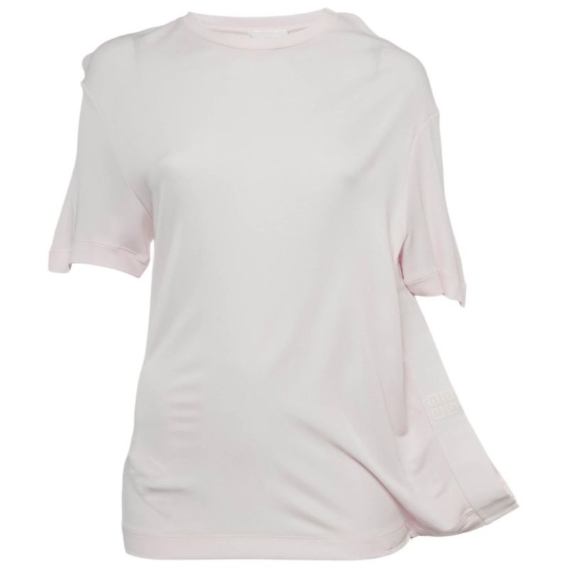 Women's Pink Jersey 4G Asymmetrical Top