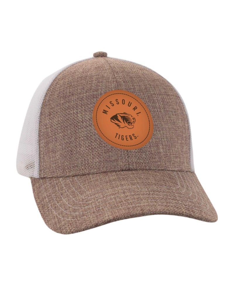 Men's Tan/White Missouri Tigers Pregame Adjustable Hat