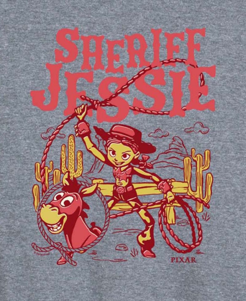 Plus Size Toy Story 5 Sheriff Jessie Western Poster Racerback Sleeveless Tank Top