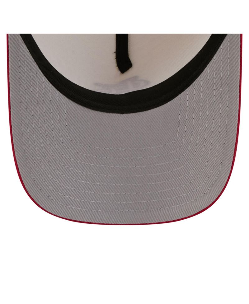 Men's Cream St. Louis Cardinals Chrome A-Frame 59FORTY Fitted Hat