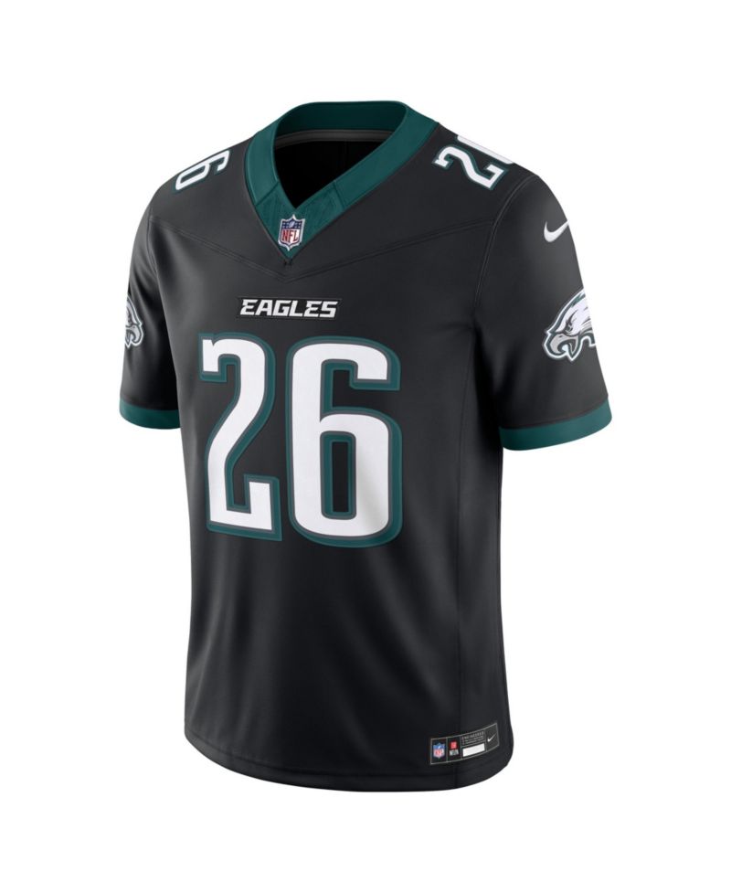 Men's Saquon Barkley Black Philadelphia Eagles Alternate Vapor F.U.S.E. Stitched Limited Jersey
