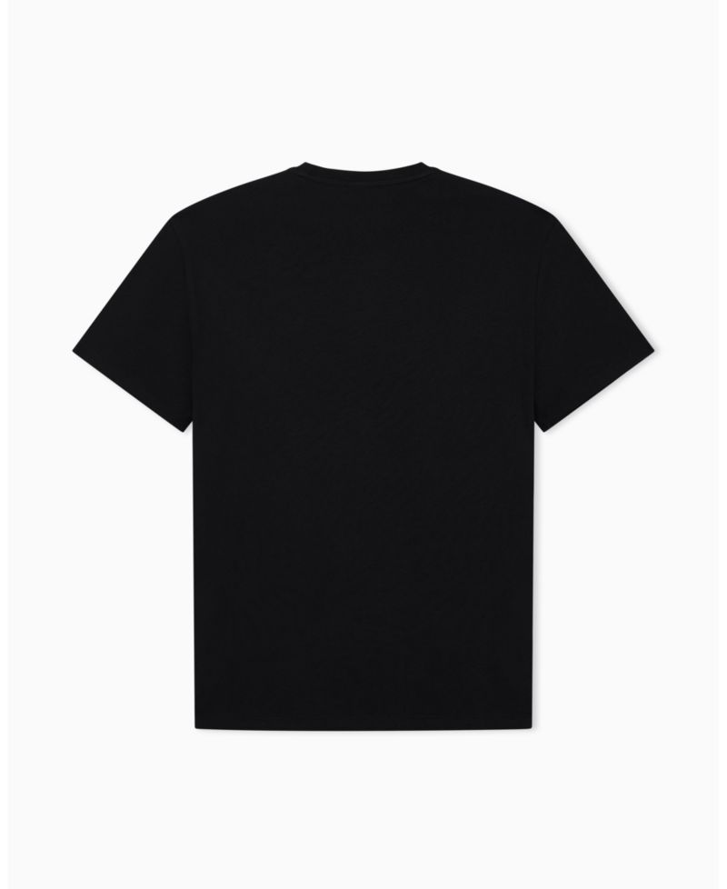 Men's Short Sleeve Jersey Colorful Box Logo T-Shirt