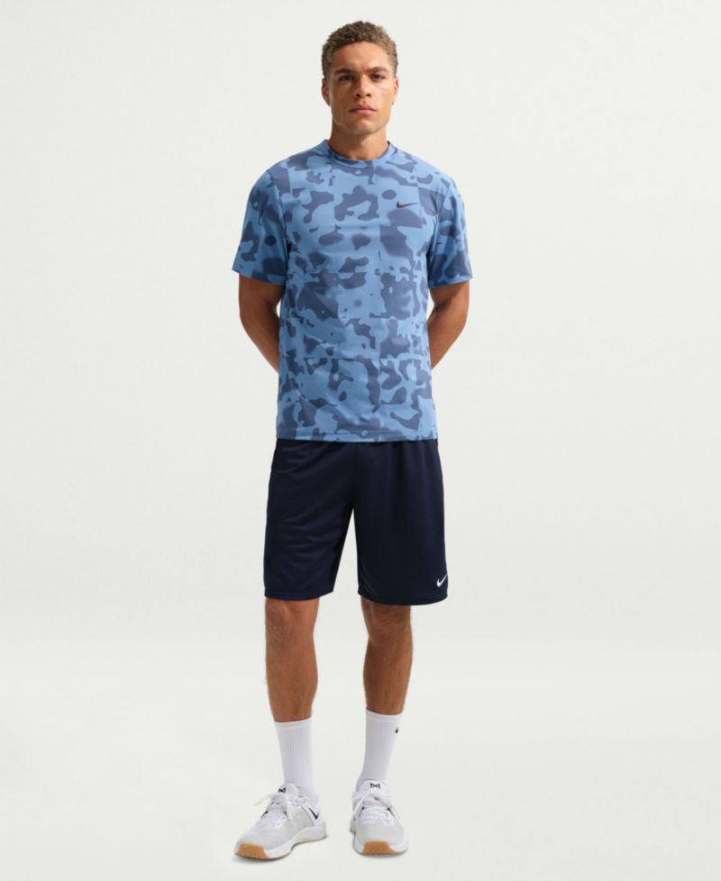 Мужская тренировочная футболка Hyverse Dri-FIT UV с коротким рукавом и круглым вырезом горловины