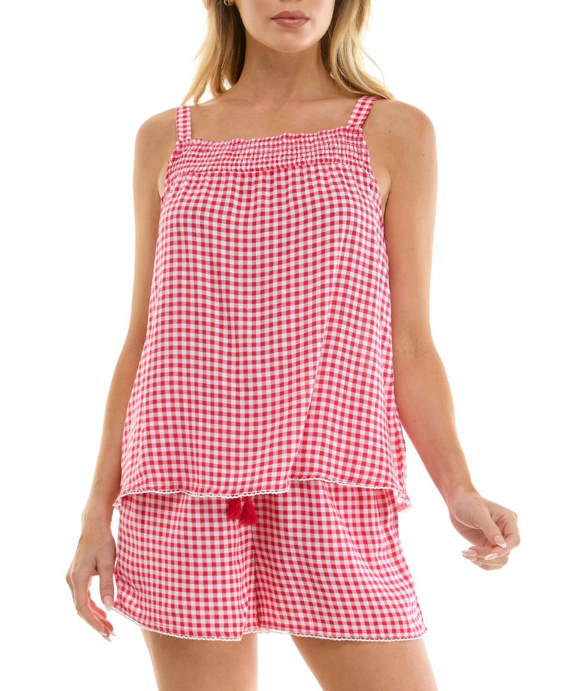 Women's Sleeveless Top and Pull-On Shorts, 2-Piece Set