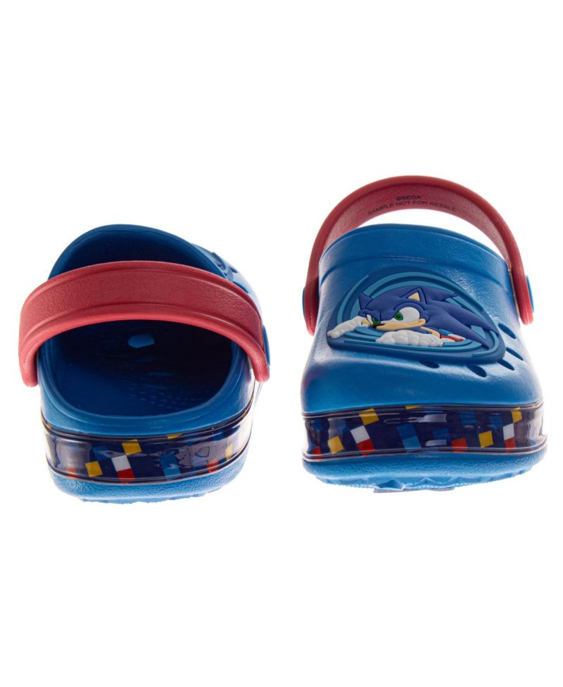 Sonic the Hedgehog Boys Shoes, EVA Clogs, Water Shoes Kids Pool and Beach Sandals Slip-On