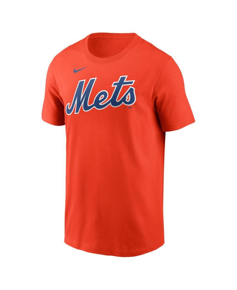 Men's Juan Soto Orange New York Mets Name & Number T-Shirt