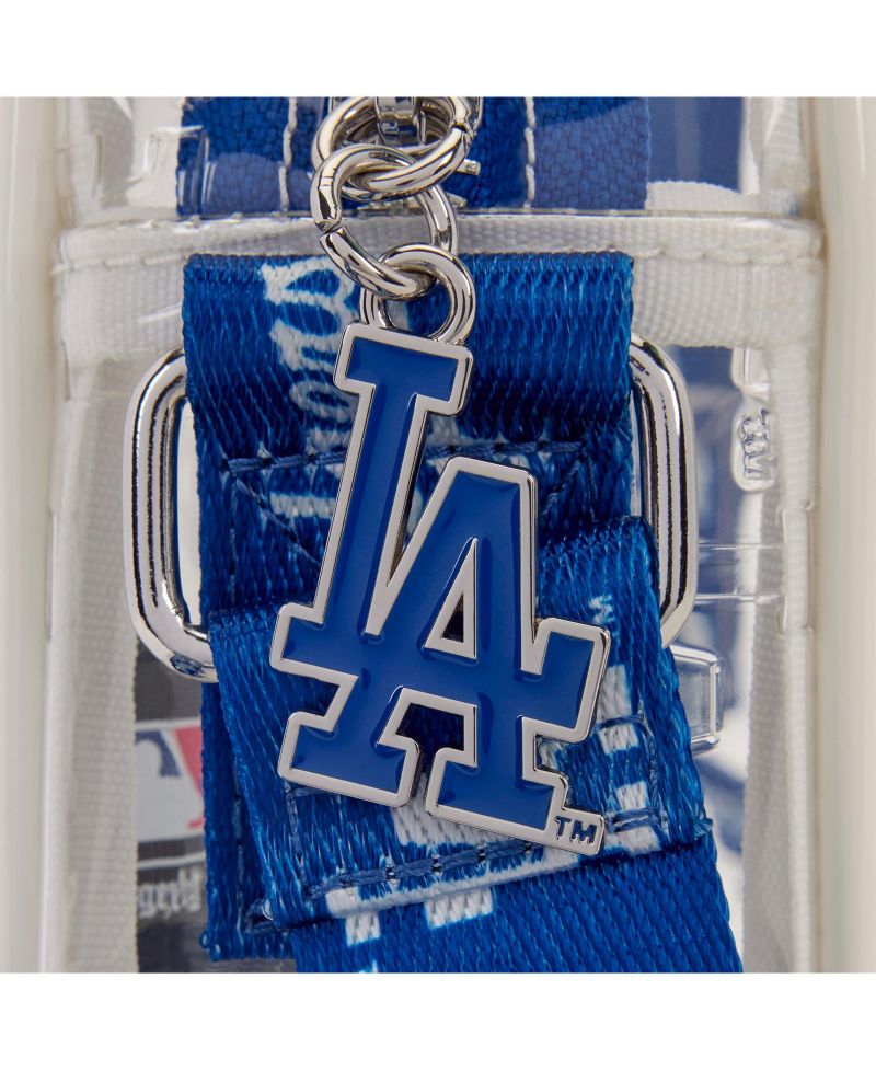 Los Angeles Dodgers Clear All Over Logo Crossbody Bag