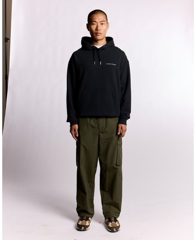 Men's Script Brushback Pullover Hoodie
