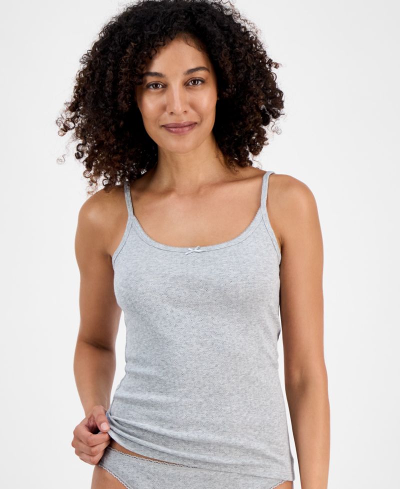 Women's Cotton Pointelle Sleep Tank Top