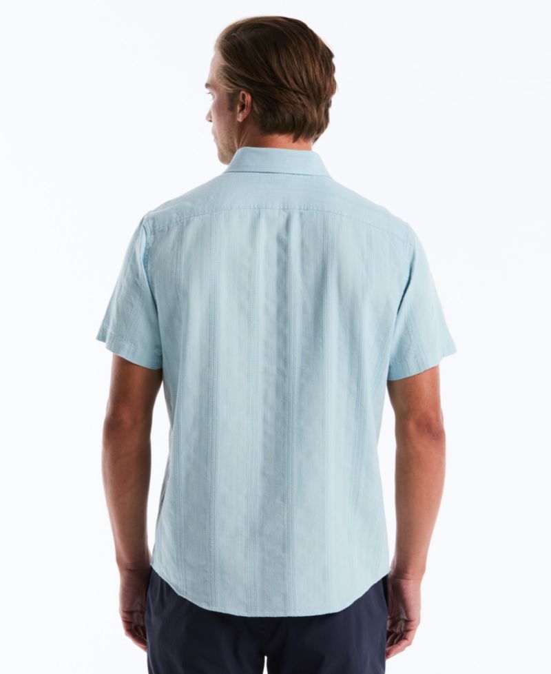 Men's Cotton Dobby Button-Down Shirt
