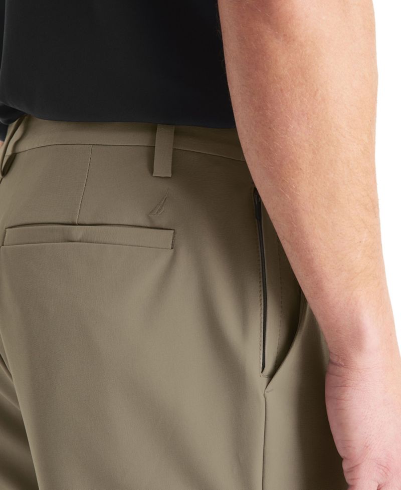 Men's Signature Slim-Fit Flat-Front Performance Pants