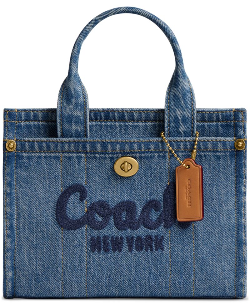 Mini Denim Cargo Tote 20